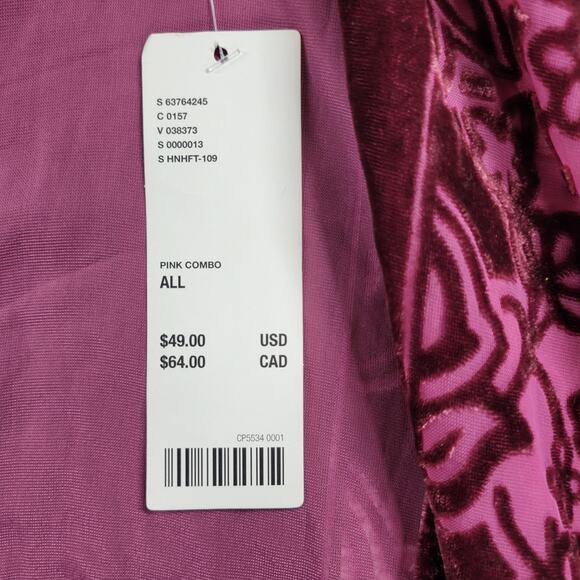 Urban Outfitters Velvet Burnout Kimono Wrap Purple Floral Draped NWT One Size - Picture 16 of 16